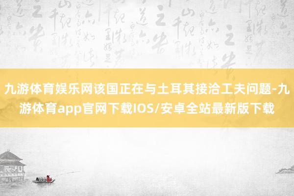 九游体育娱乐网该国正在与土耳其接洽工夫问题-九游体育app官网下载IOS/安卓全站最新版下载